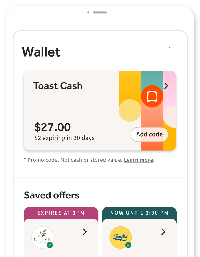 toast cash design